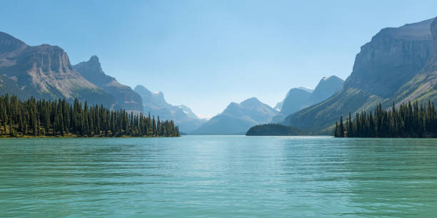 istock Maligne Lake Panorama, Jasper, Canada 1486442684