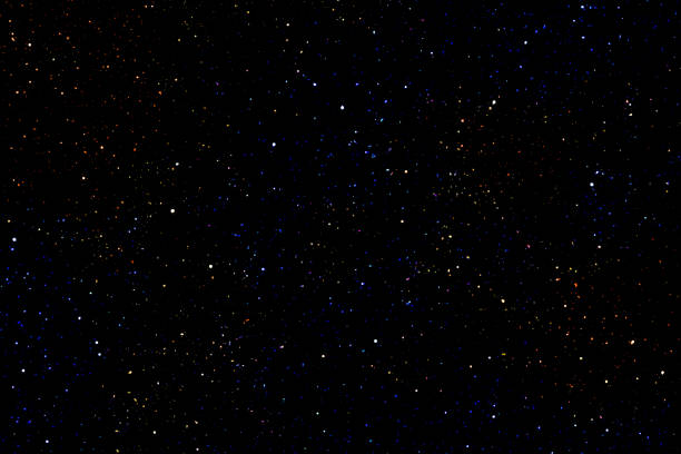 istock Starry night sky.  Colourful stars in space. 1486449756