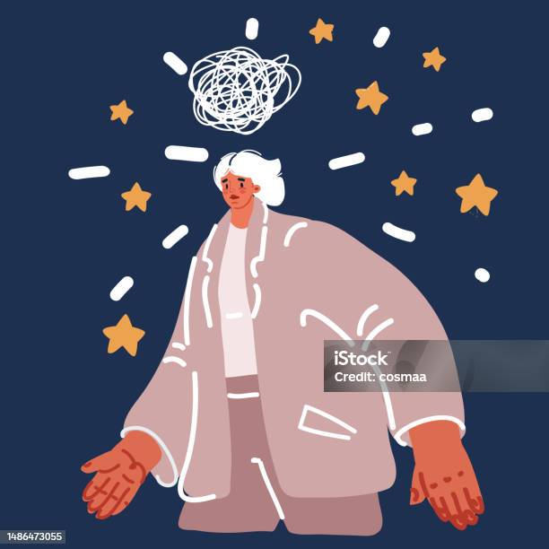 여자의 머리 생각의 어려움 혼란 혼돈 혼돈의 마음의 만화 벡터 삽화 개념에 대한 스톡 벡터 아트 및 기타 이미지 - 개념 ...