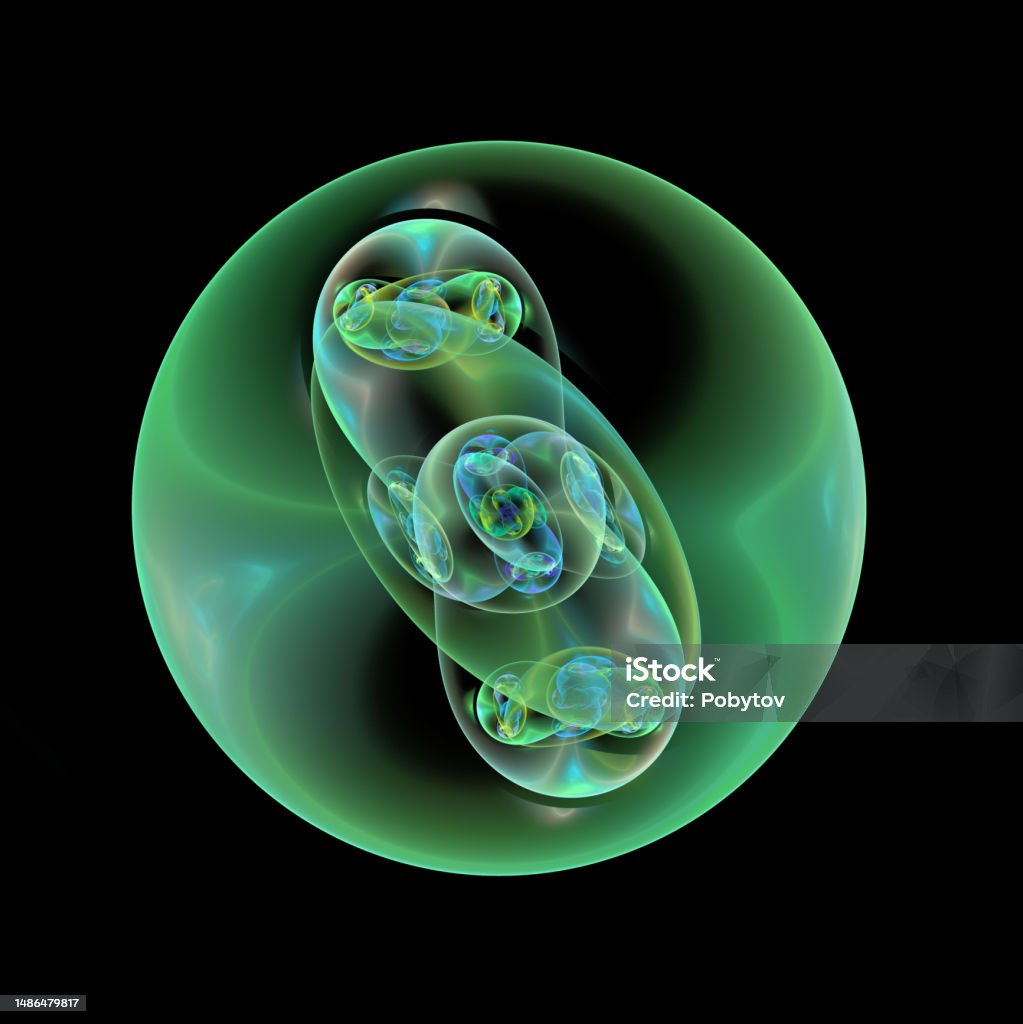 cell division digital illustration on the subject of science, medicine and biology Human Embryo Stock Photo