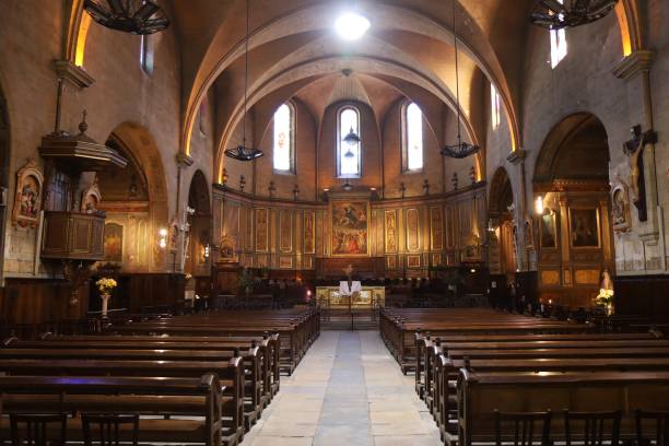 istock Pamiers - Notre Dame du Camp church 1486483575