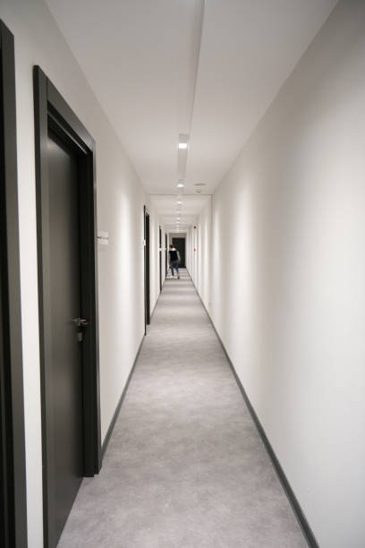 istock Inception style, a long, narrow corridor with depth of field 1486487394