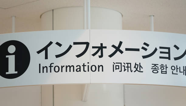 istock Letters on the sign at the information desk 1486490818