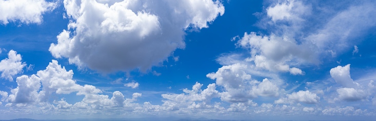 blue sky with clouds (100 Megapixel) high resolution XXXL