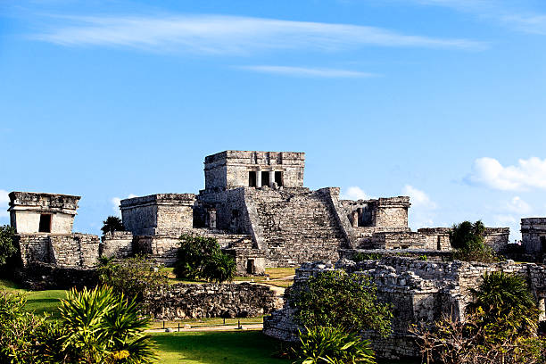 The famous archaeological ruins of Tulum in Mexico