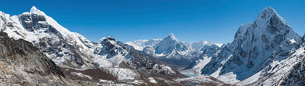 istock Dramatic mountain wilderness panorama Himalayas Nepal 148649717