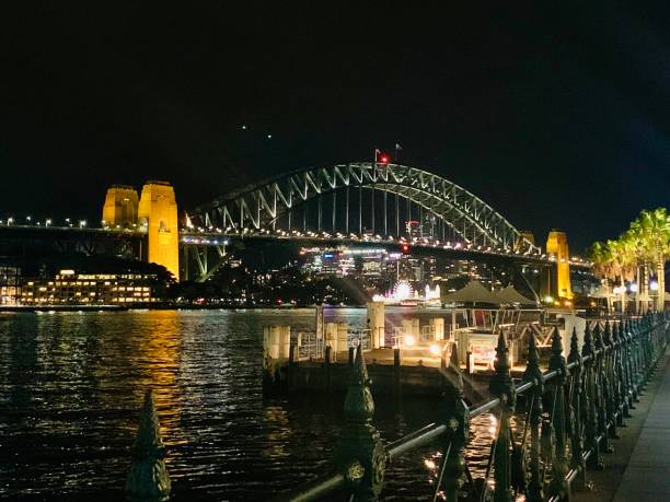 istock Sydney Harbour Bridge at the Night Time 1486497962