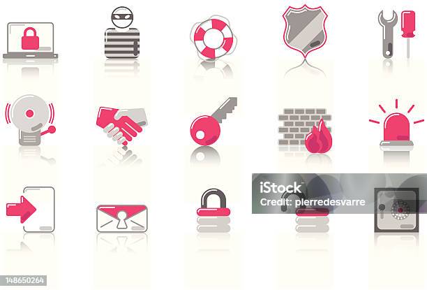 Security Sunnydaypink Series Stock Illustration - Download Image Now - Mail, Trust, Agreement