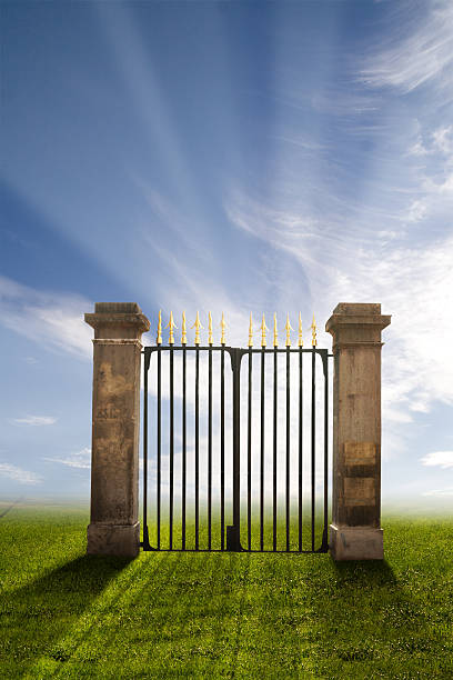 Gate to Heaven stock photo