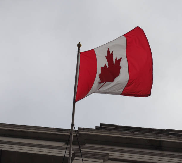 istock Canadian flag of Canada 1486508645