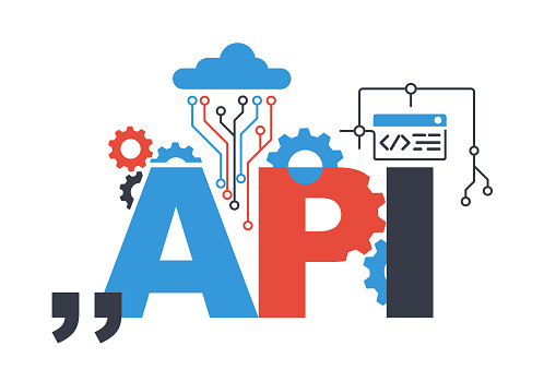 Vetores de Conceito De Api Api Como Um Símbolo Do Código Concluído ...