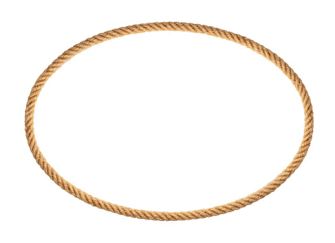 Oval rope frame
