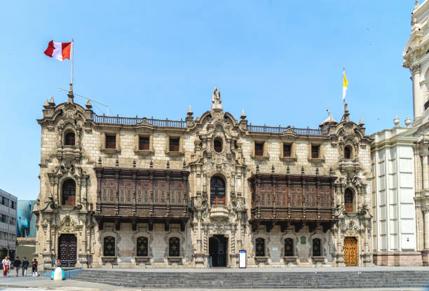 istock Archbishop's Palace of Lima, Peru 1486519135