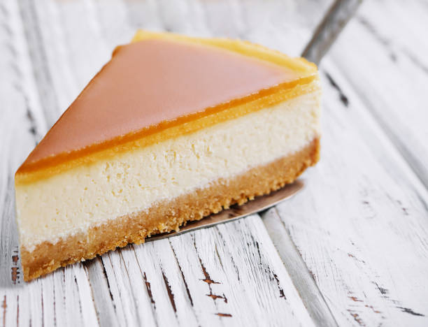istock A piece of delicious caramel cheesecake 1486527882