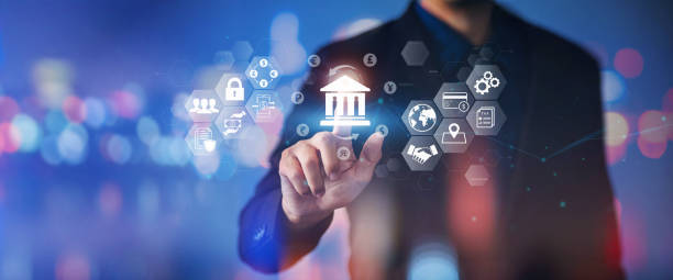 istock Money transaction exchange abroad with business data ai technology. Concept for digital currency money transfer banking and world economic financial investment trading. 3D illustration banner. 1486530340