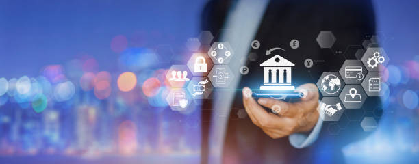 istock Money transaction exchange abroad with business data ai technology. Concept for digital currency money transfer banking and world economic financial investment trading. 3D illustration banner. 1486530360