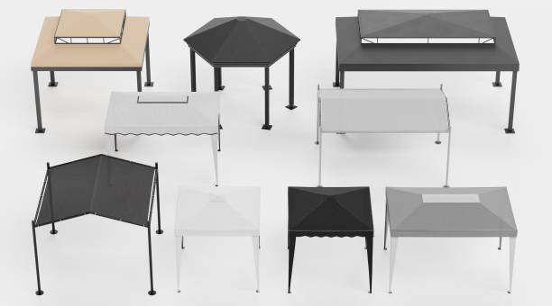 istock Realistic 3D Render of Gazebos 1486546205