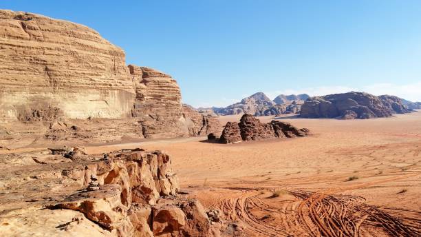 istock With a caravan in the Wadi Rum desert, Jordan 1486550811