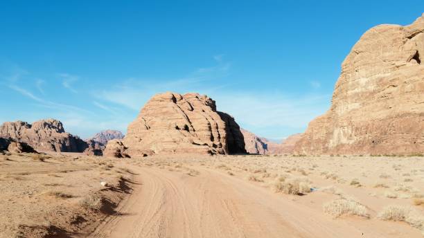 istock With a caravan in the Wadi Rum desert, Jordan 1486550882