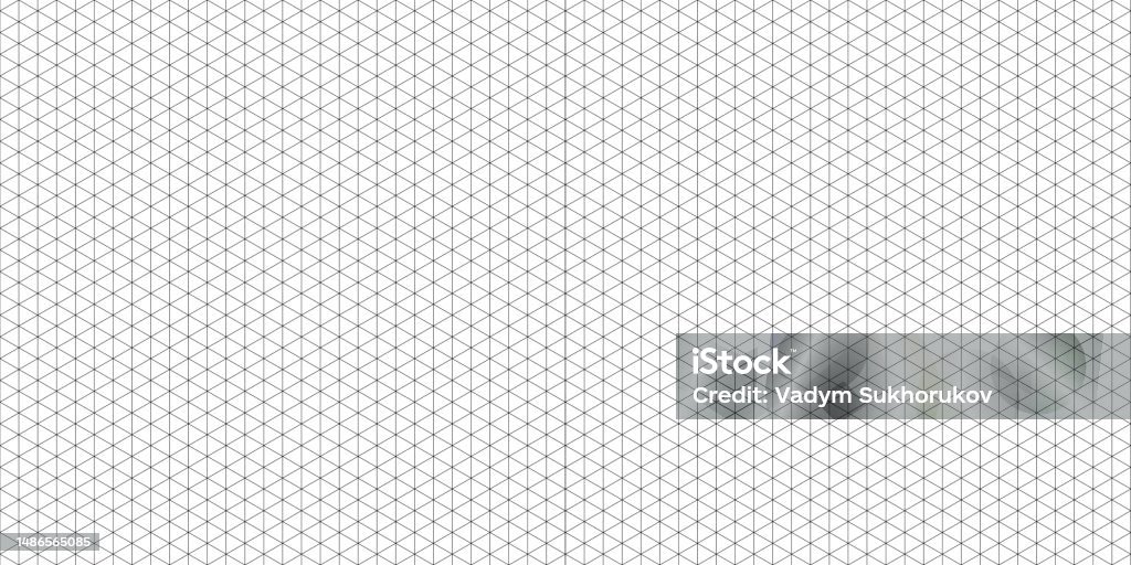 Vector Seamless Geometric Low Poly Triangular Pattern Isometric Grid ...