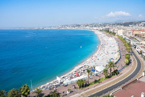 istock Panoramic view of Nice, France 1486567236