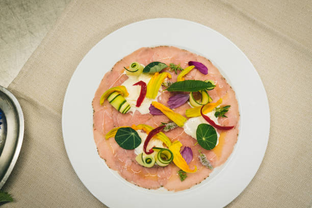 istock Close up view of a healthy appetizer 1486568372