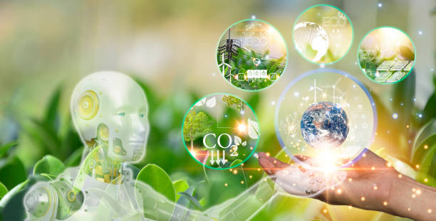 istock Concept of good world ecosystem, green world 1486569067