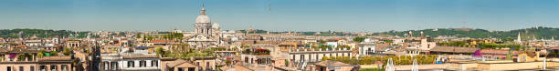 istock Rome rooftop terraces rotundas and landmarks spring super panorama Italy 148656949
