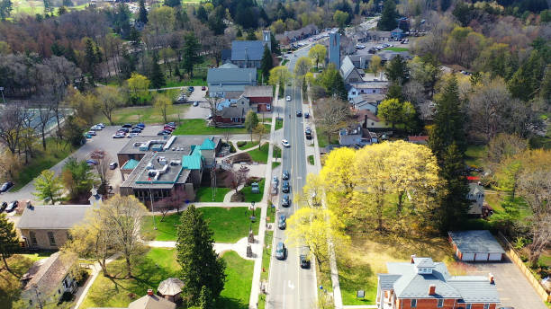 istock Aerial scene of Ancaster, Ontario, Canada in spring 1486569952