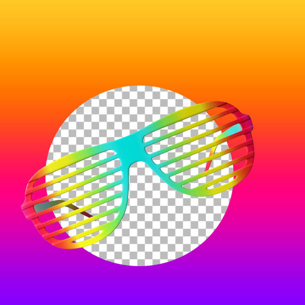 istock Colorful sunglasses for happy pride day concept. 1486573032