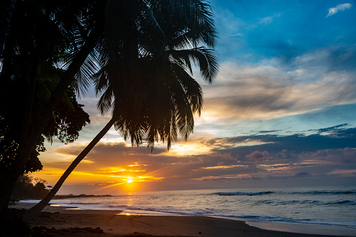 Sunrise at Costa Rican Beach- Tango Mar Beach