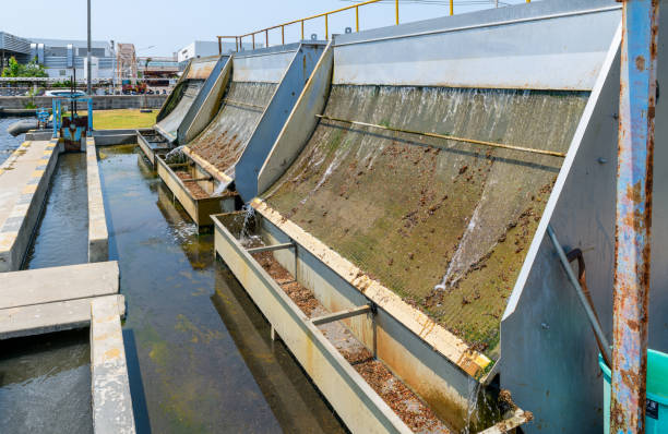 istock sediment filter in wastewater treatment pond or Aerated Lagoon. environmental science 1486577874