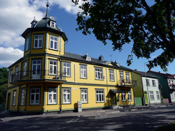 istock Typical architecture of Parn , Estonia 1486586506