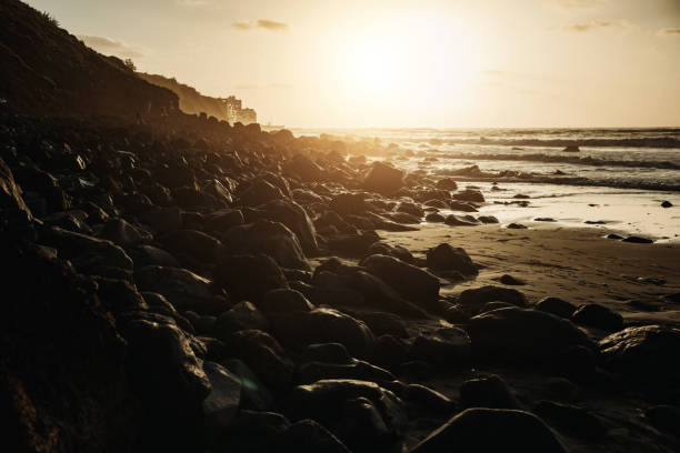 Punta de Hidalgo beach in Tenerife Canarias