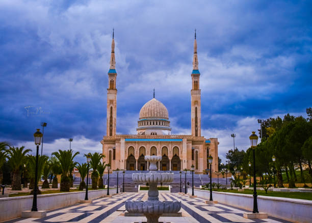 The mosque of El Émir Abd El Kader-Constantine The mosque of El Émir Abd El Kader-Constantine-Algeria abd stock pictures, royalty-free photos & images