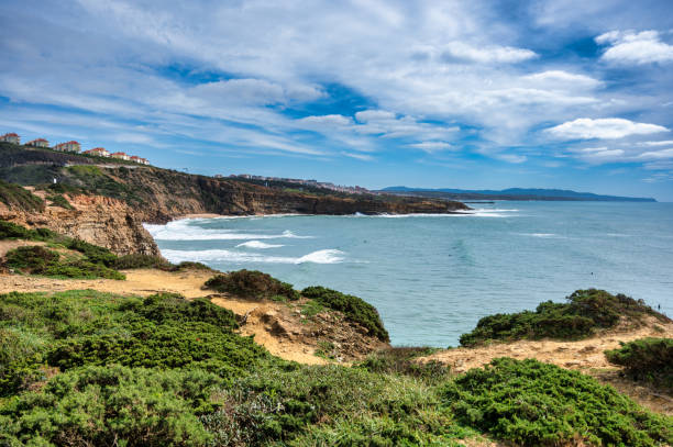 istock Ribeira de Ilhas beach in Ericeira Portugal 1486592862