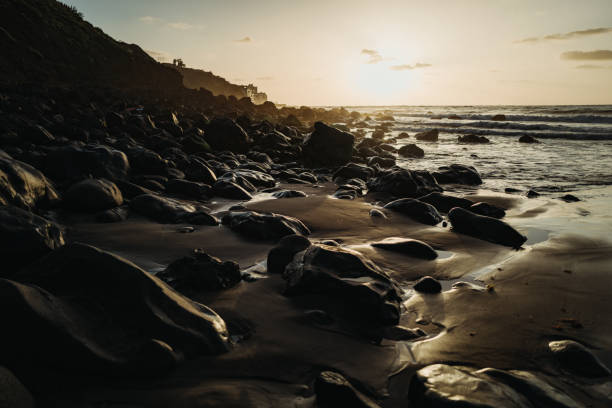 Punta de Hidalgo beach in Tenerife Canarias