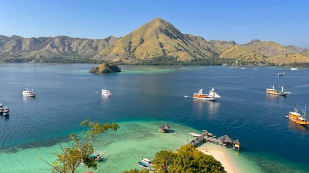 istock Beautiful scenery during the day on Kelor Labuan Bajo Island 1486612227