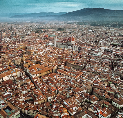 florence aerial view city