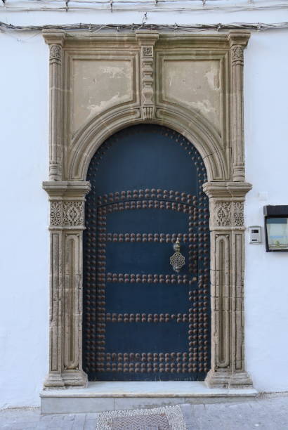 istock Arabic oriental styled door in Tangier 1486615276