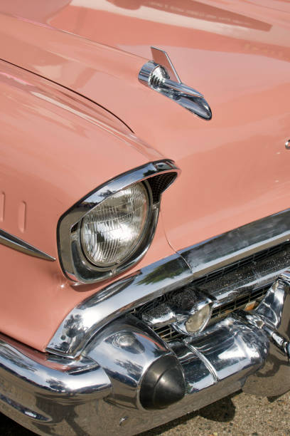 istock Front fender details of a 1950’s automobile 1486616947