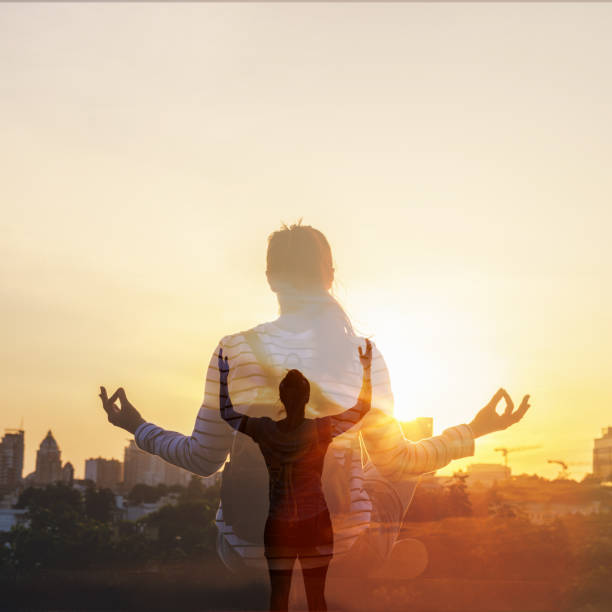 istock Concept of spiritual development during meditation. 1486618152