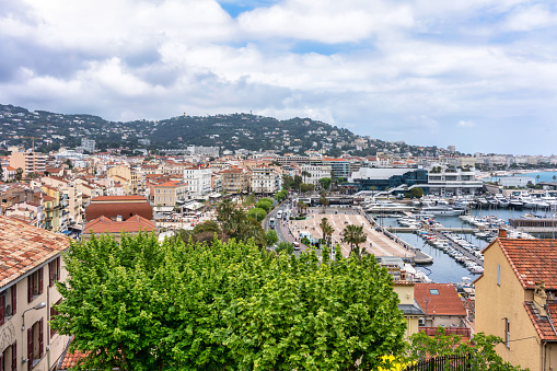 View of Cannes, France in the French Riviera