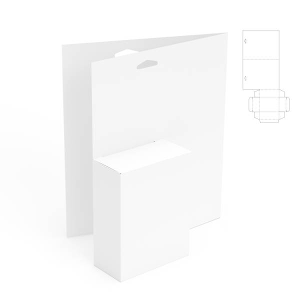 istock Retail Shelf Hanging Box with Blueprint Drawing 1486625006