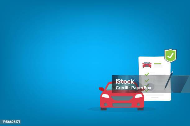 Dokumen Asuransi Mobil Laporan Daftar Periksa Perjanjian Kertas Atau
