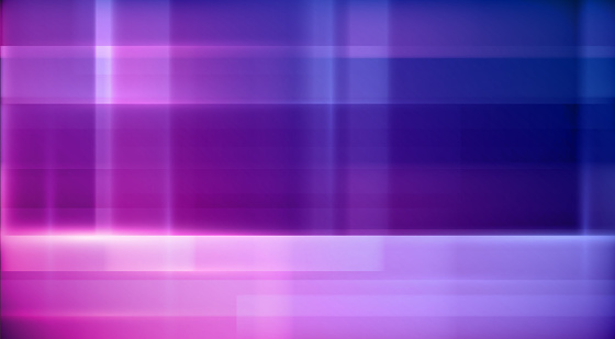 Purple, pink and blue abstract blurred shapes and lines vector background illustration