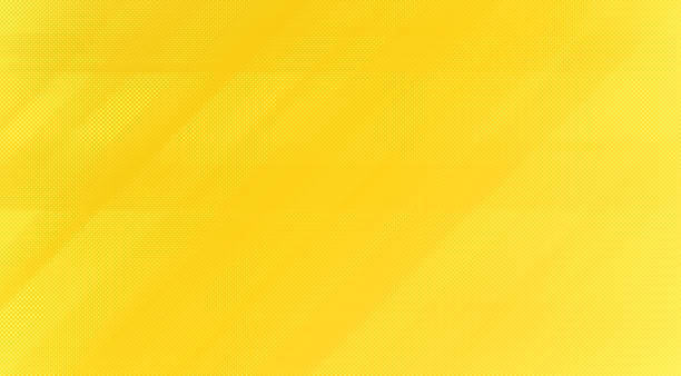 Yellow halftone background Bright yellow abstract striped angled shapes and lines halftone vector pattern background for business documents, cards, flyers, banners, advertising, brochures, posters, digital presentations, slideshows, PowerPoint, websites yellow background stock illustrations