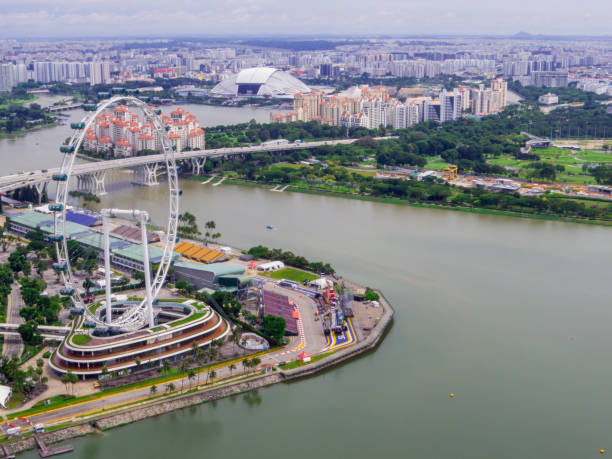 istock Aerial view of Singapore 1486632861