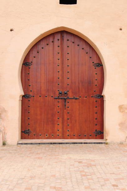 istock Arabic oriental styled door in Meknes 1486635134