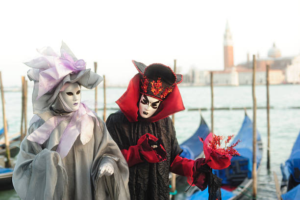 Carnaval de Veneza - fotografia de stock